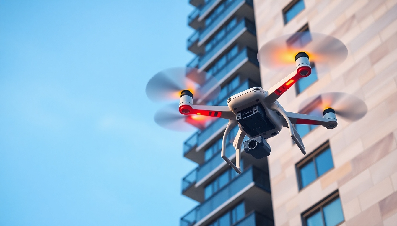 外壁点検におけるドローン活用